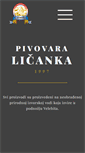 Mobile Screenshot of pivovara-licanka.hr